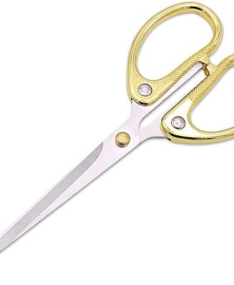 6.3-inch All Stainless Steel Office Scissors,Ultra Sharp Blade Shears,Sturdy Sharp Scissor for Office Home School Sewing Fabric Craft Supplies Multipurpose Scissors