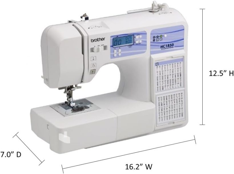 Brother HC1850 Sewing and Quilting Machine, 185 Built-in Stitches, LCD Display, 8 Included Feet - Image 9