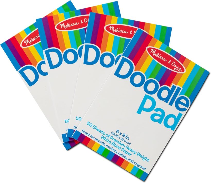 Melissa & Doug Drawing Paper Pad (6 x 9 inches) - 50 Sheets, 4-Pack - Image 4
