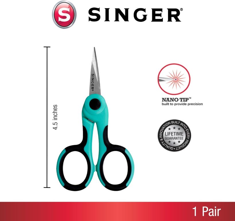 SINGER 00557 4-1/2-Inch ProSeries Detail Scissors with Nano Tip - Image 2